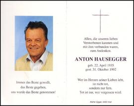 Hausegger Anton, Winklen, +1992