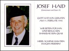 Haid Josef, OL, +1995