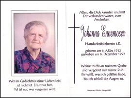 Ennemoser Johanna, +1997