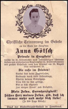 Götsch Anna, +1914