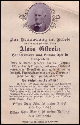 Gstrein Alois, +1900