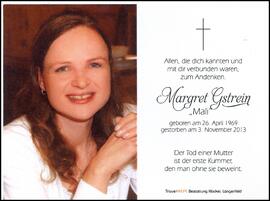 Gstrein Margreth, +2013