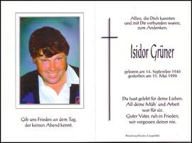Grüner Isidor, +1996