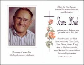 Mrak Franz, +1997