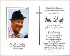Schöpf Fritz, +1994