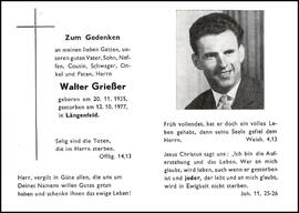 Grießer Walter, +1977
