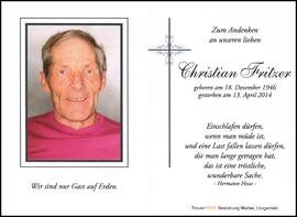 Fritzer Christian, +2014
