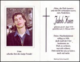 Kuen Jakob, Huben, +2001