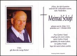 Schöpf Meinrad, +2002