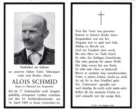 Schmid Alois, +1969