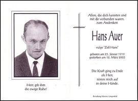 Auer Hans, +2003