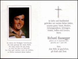 Hausegger Richard, +1993