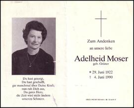 Moser Adelheid, geb. Grüner, +1990