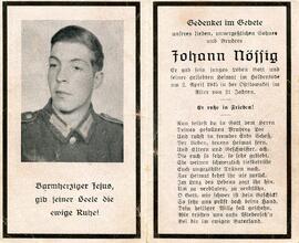 Nössig Johann, 2. Weltkrieg, +1945