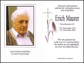 Maurer Erich, +2001
