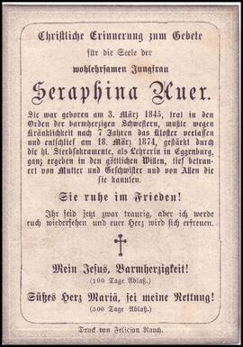 Auer Seraphina, +1874