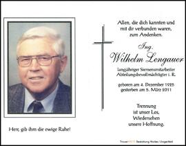 Lengauer Willi, +2011