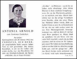 Arnold Antonia, +1962