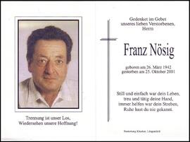 Nösig Franz, +2001
