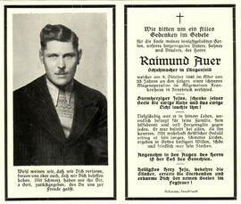 Auer Raimund, +1946