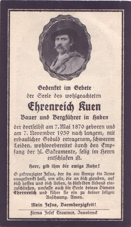 Kuen Ehrenreich, +1939