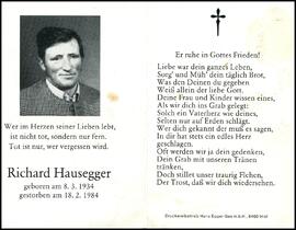 Hausegger Richard, Dorf, +1984