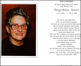 Auer Angelina, geb. Wilhelm, +1993