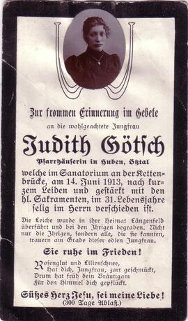 Götsch Judith, +1913