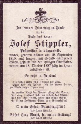Stippler Josef, +1887