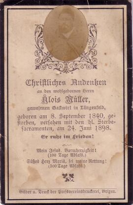 Müller Alois, +1898