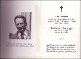 Hausegger Hermann, Espan, +1985