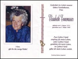 Ennemoser Elisabeth, +1999