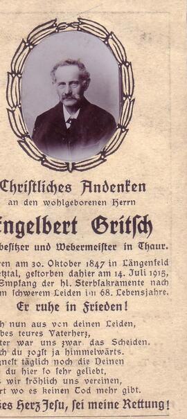 Gritsch Engelbert, Thaur, +1915