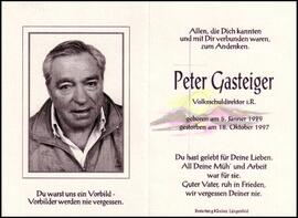 Gasteiger Peter, +1997
