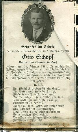Schöpf Otto, +1937