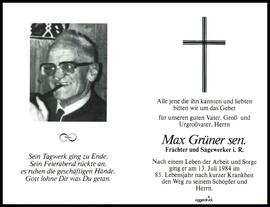 Grüner Max sen., +1984