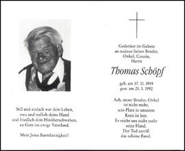 Schöpf Thomas, +1992