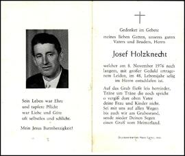 Holzknecht Josef, Kunderlas, +1976