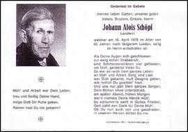 Schöpf Johann Alois, +1978