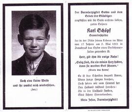 Schöpf Karl, +1951