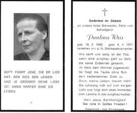 Weis Paulina, +1971