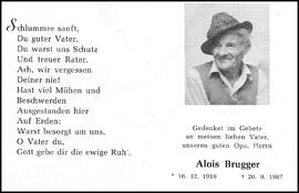 Brugger Alois, Brand, +1987