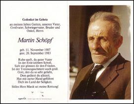 Schöpf Martin, +1983