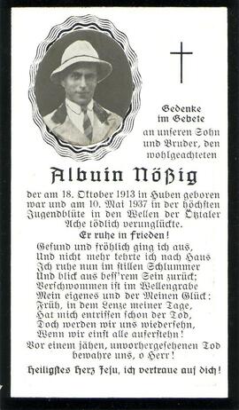 Nösig Albuin, +1937