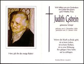 Gstrein Judith, geb. Schöpf, +1996
