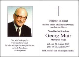 Mair Georg, Pfarrer, +2005