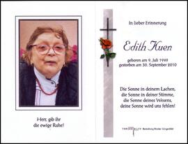 Kuen Edith, Huben, +2010