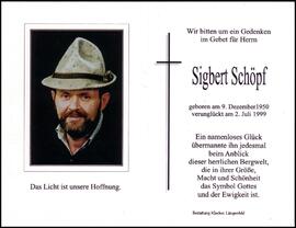 Schöpf Sigbert, +1999