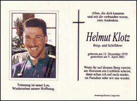 Klotz Helmut, Gottsgut, +2001
