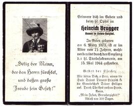 Brugger Heinrich, +1944